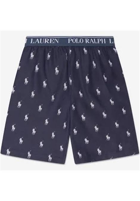 Bermuda con stampa logo RALPH LAUREN | 9P0141BBCV